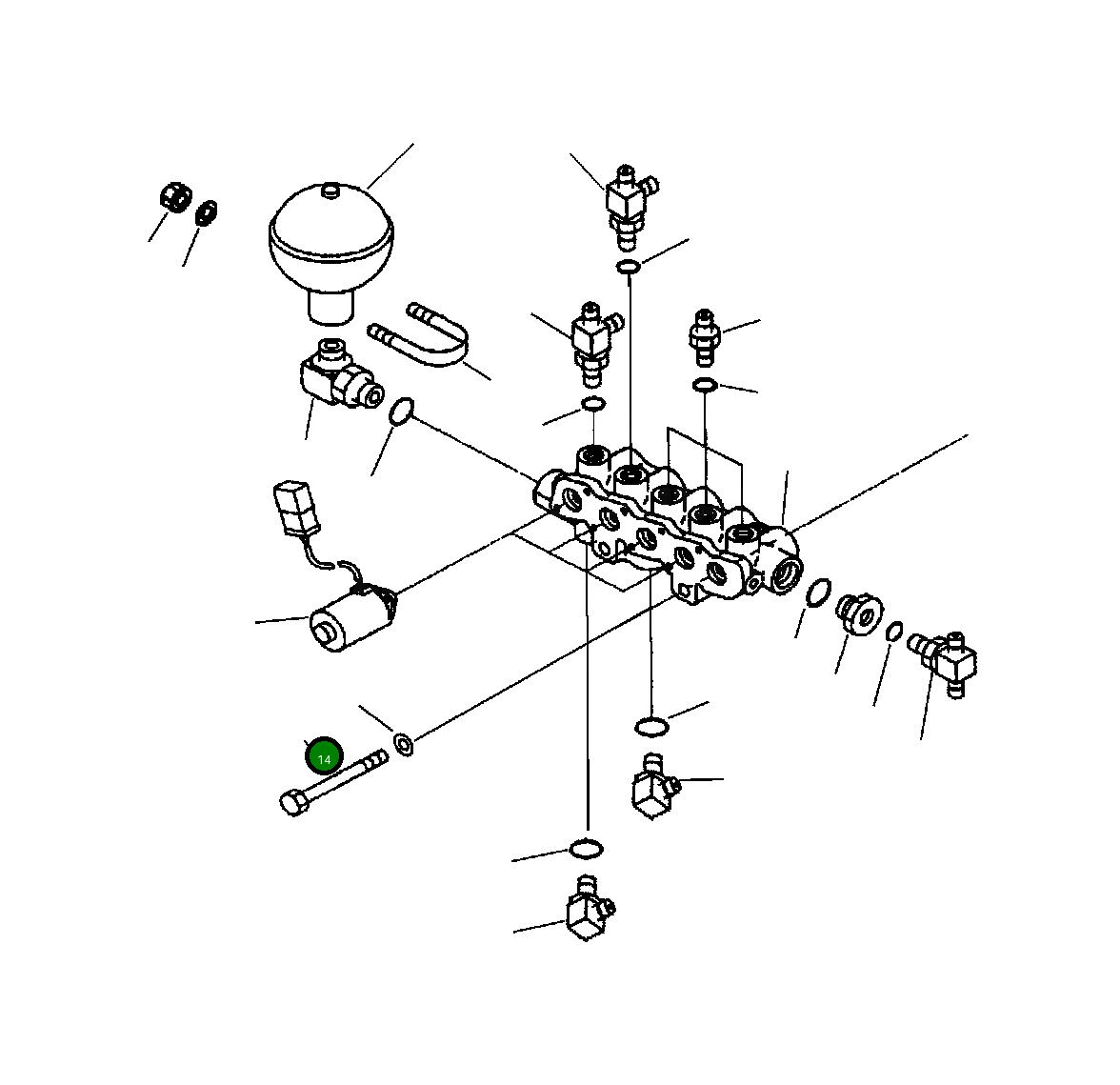 Болт 01010-81005 Komatsu