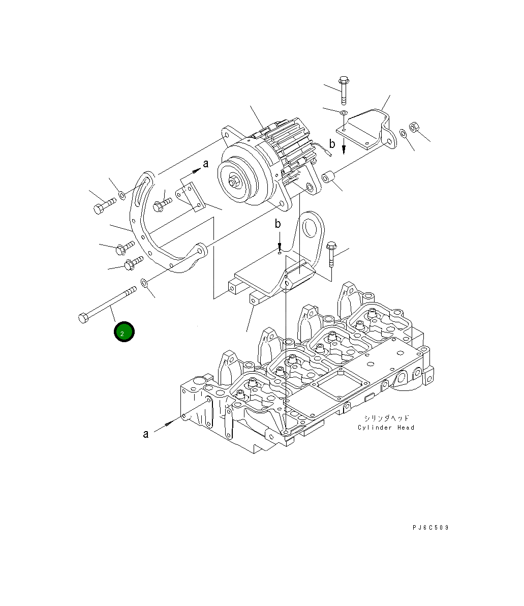 Болт 6110-13-1612 Komatsu