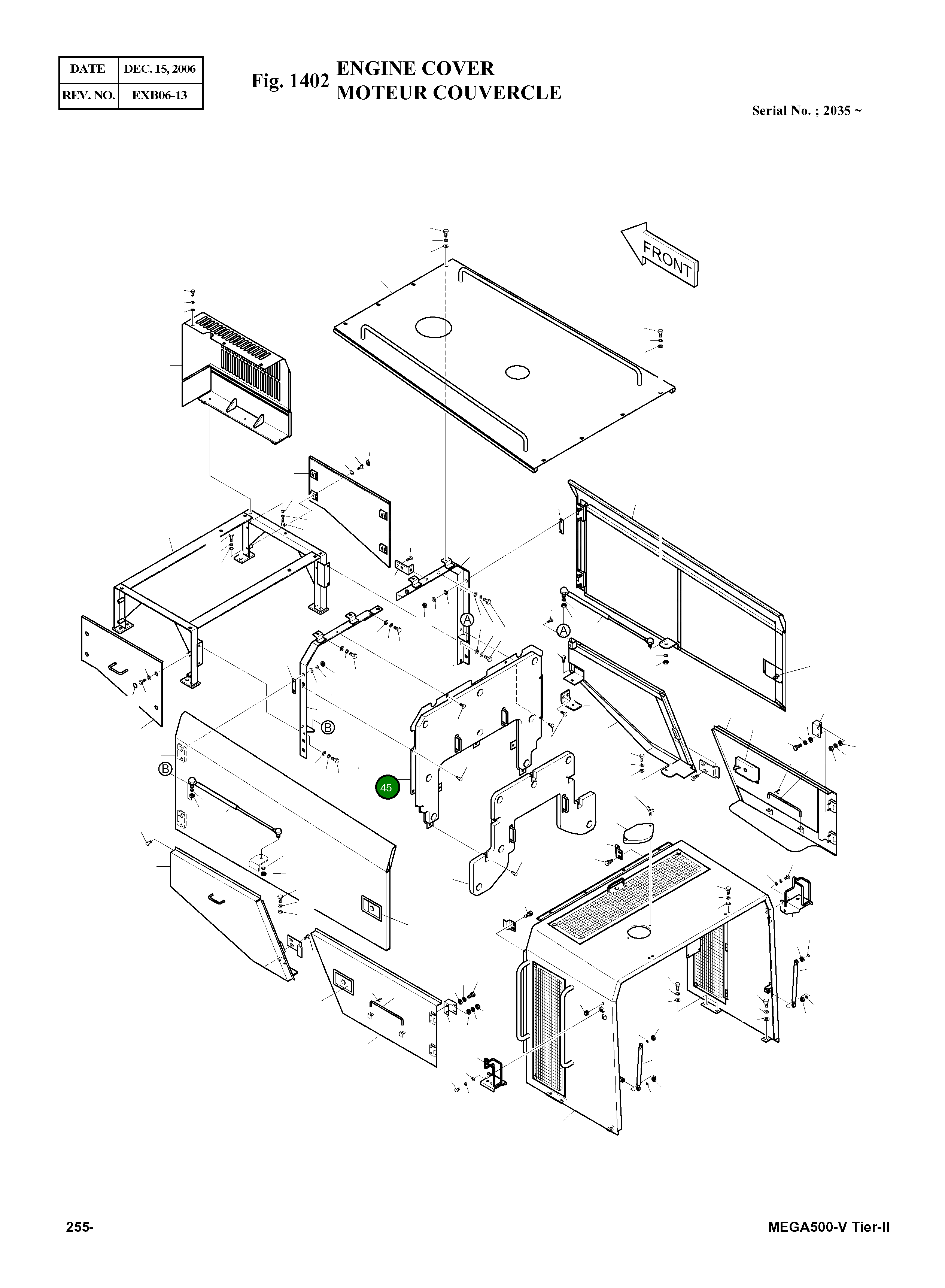 Крышка 621-00903A Komatsu