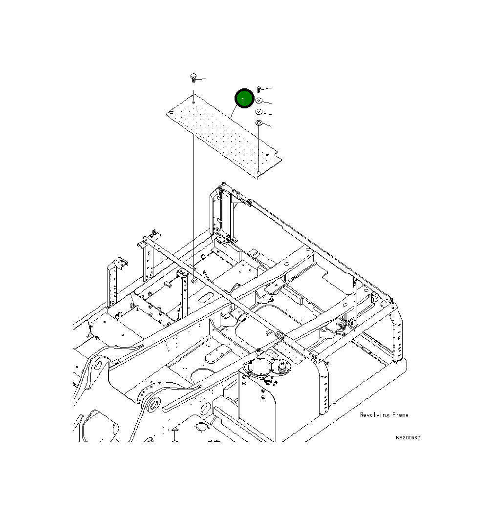 Крышка 207-53-81940 Komatsu