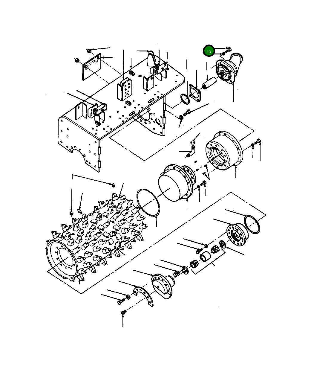 Болт 82 725  Komatsu