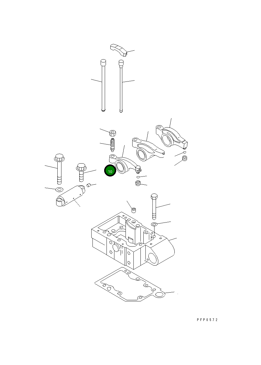 Болт CU153582 Komatsu
