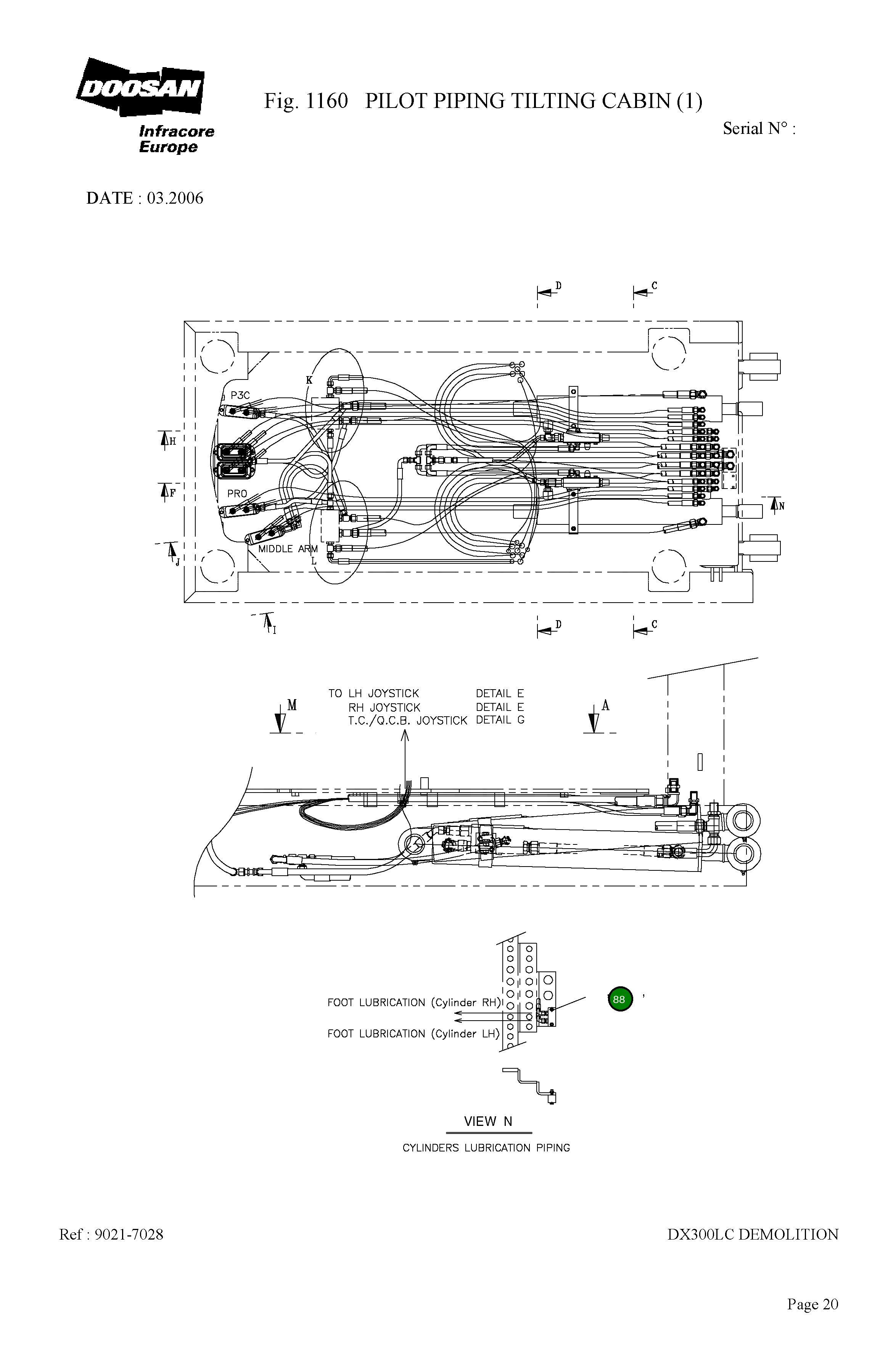 Болт S0552453 Komatsu