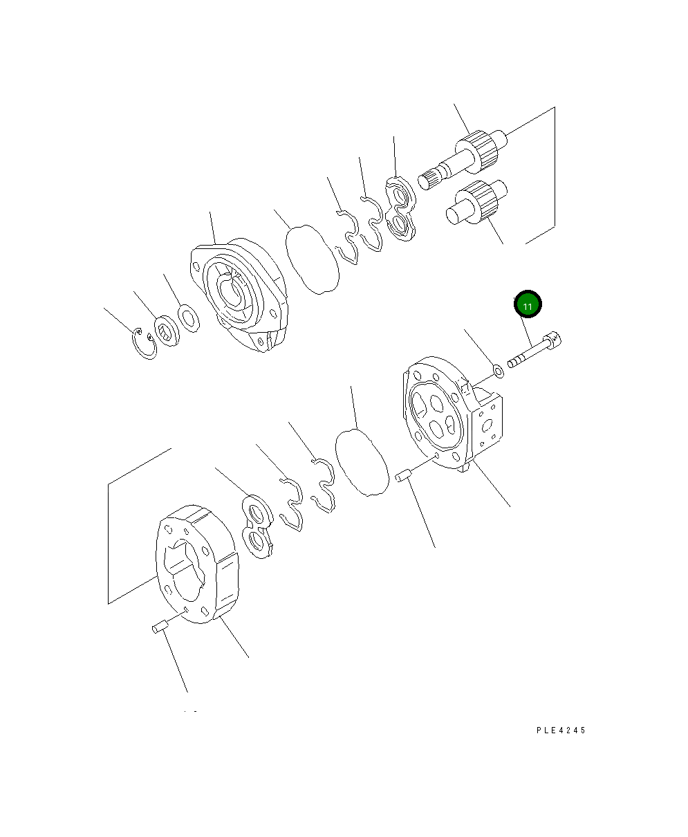 Болт 705-17-02750  Komatsu