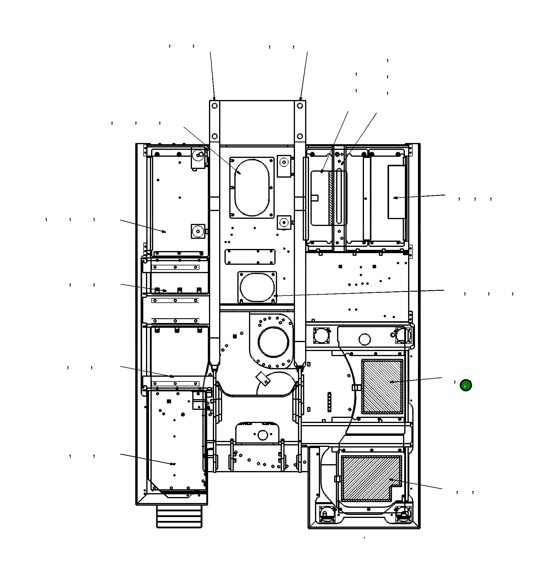 Крышка 20Y-54-KA410  Komatsu