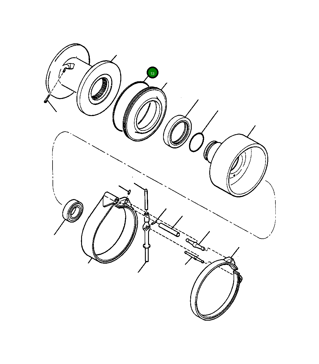 Кольцо уплотнительное (O-Ring) 22 426 R1 Komatsu
