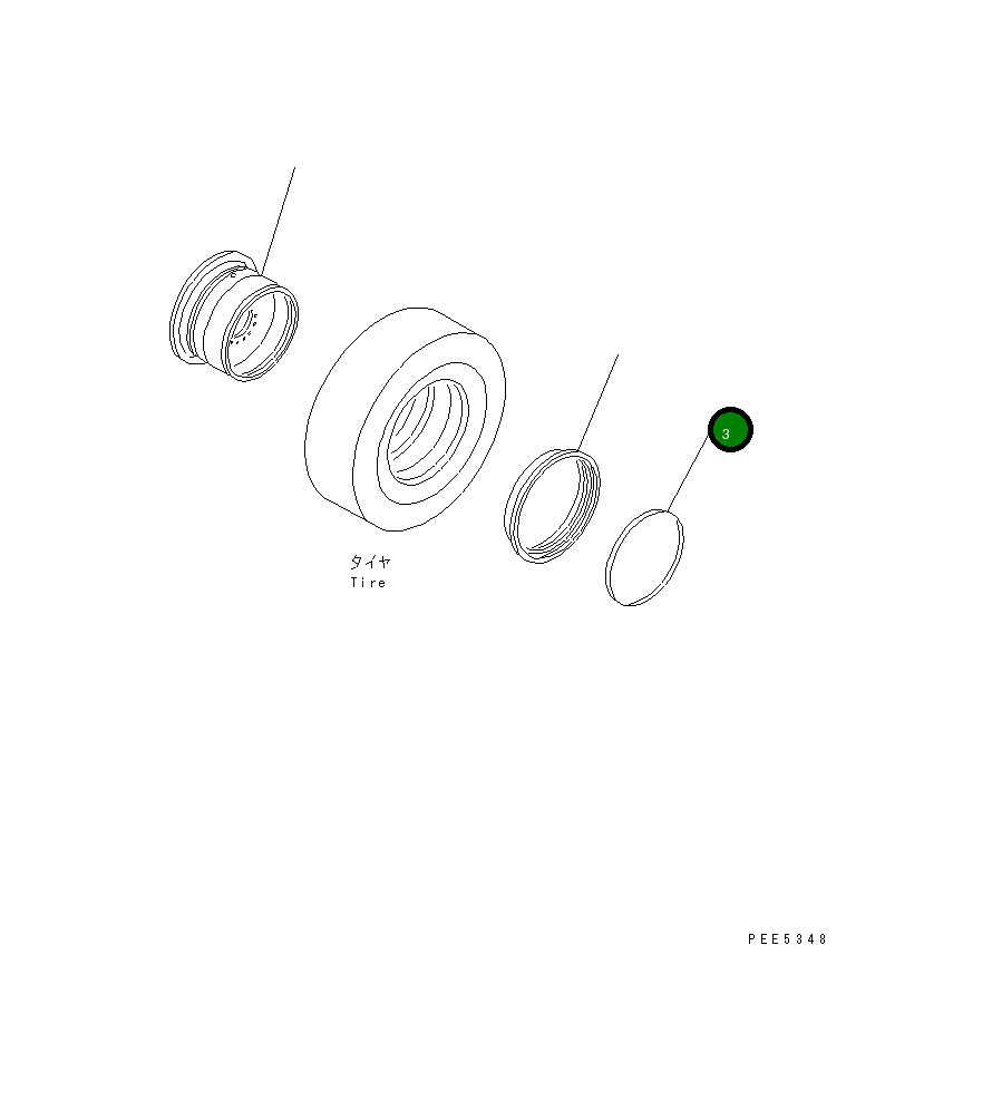 Кольцо 419-30-11140 Komatsu