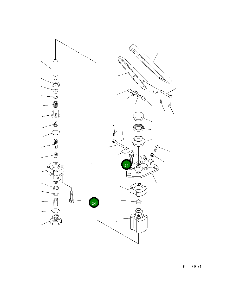 Болт MY509-8034-00 Komatsu
