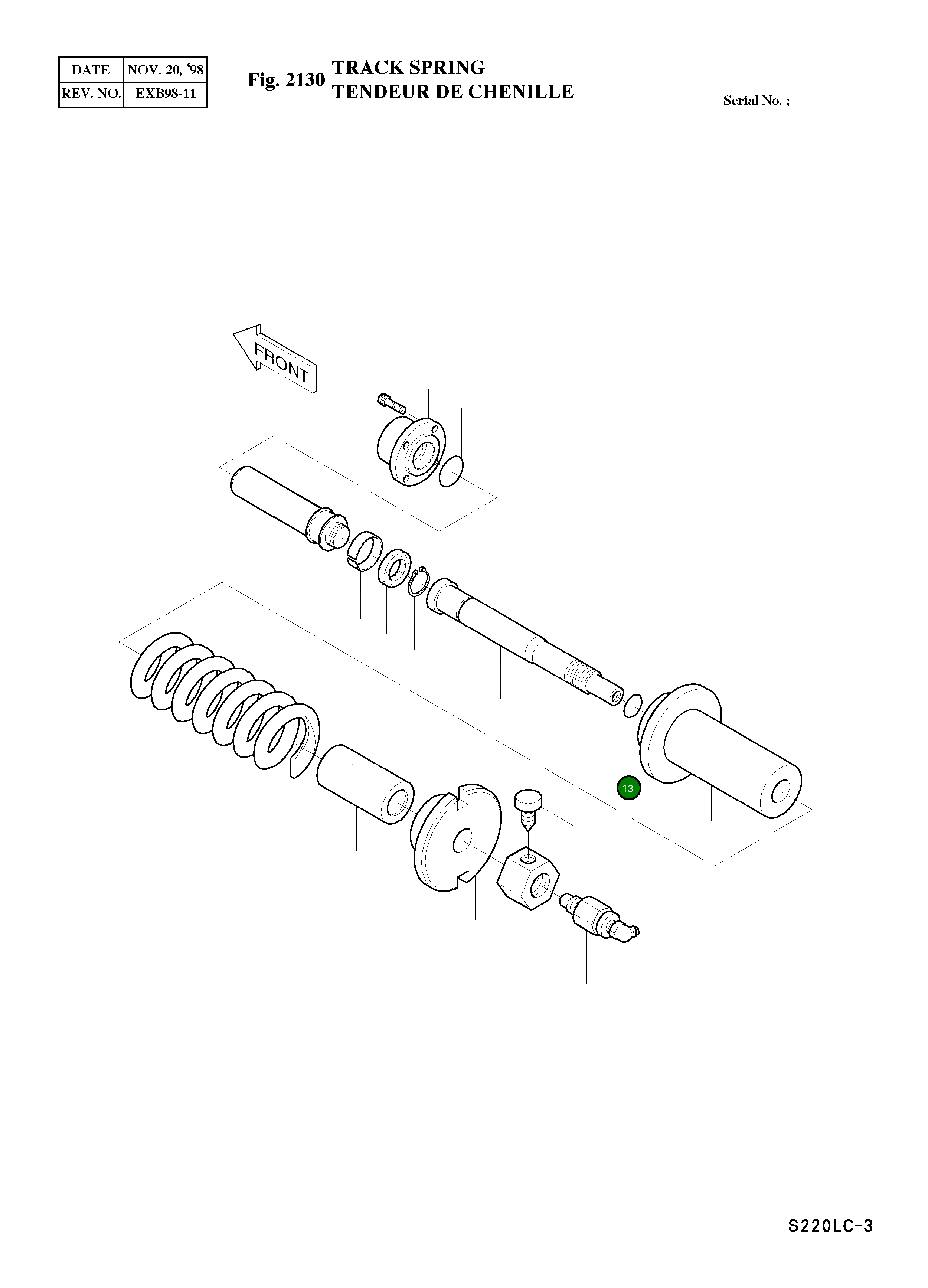 Кольцо уплотнительное (O-Ring) 2180-1026D21 Komatsu