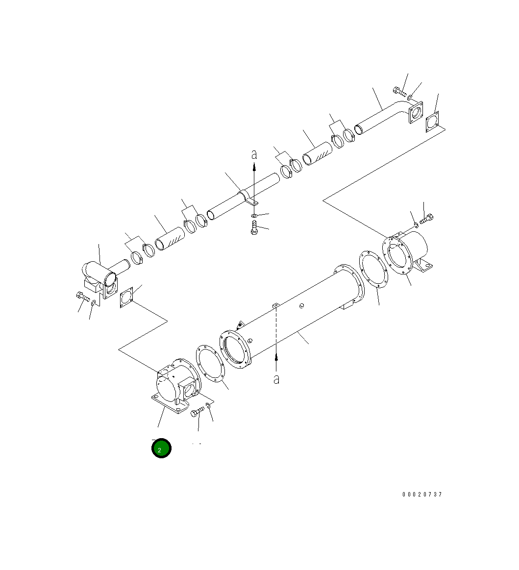 Крышка 427-03-A4160 Komatsu