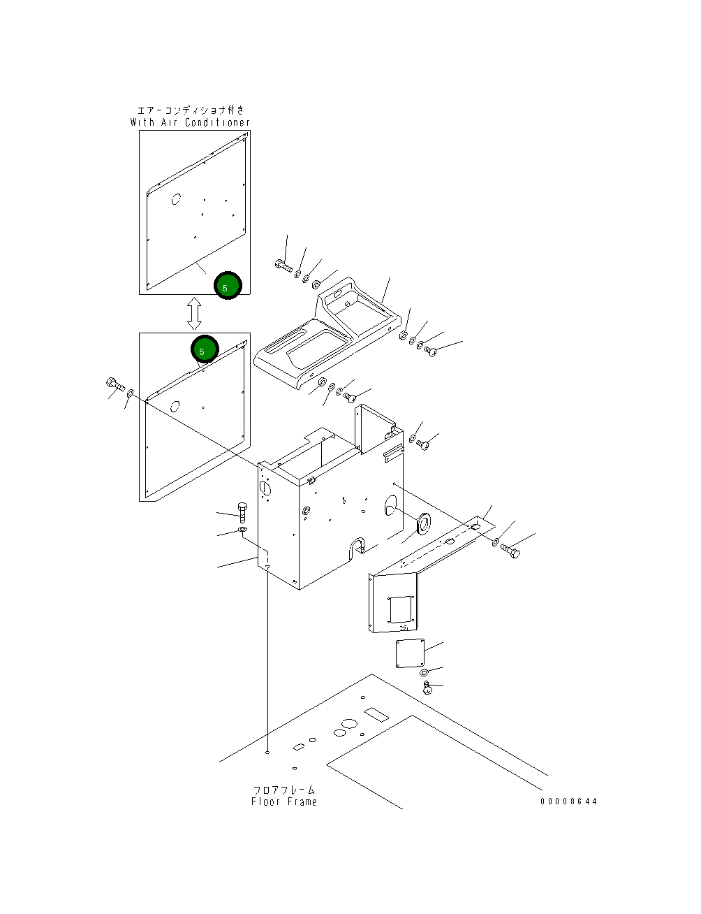 Крышка 23D-45-11420 Komatsu