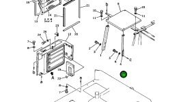 Крышка 201-54-38150 Komatsu