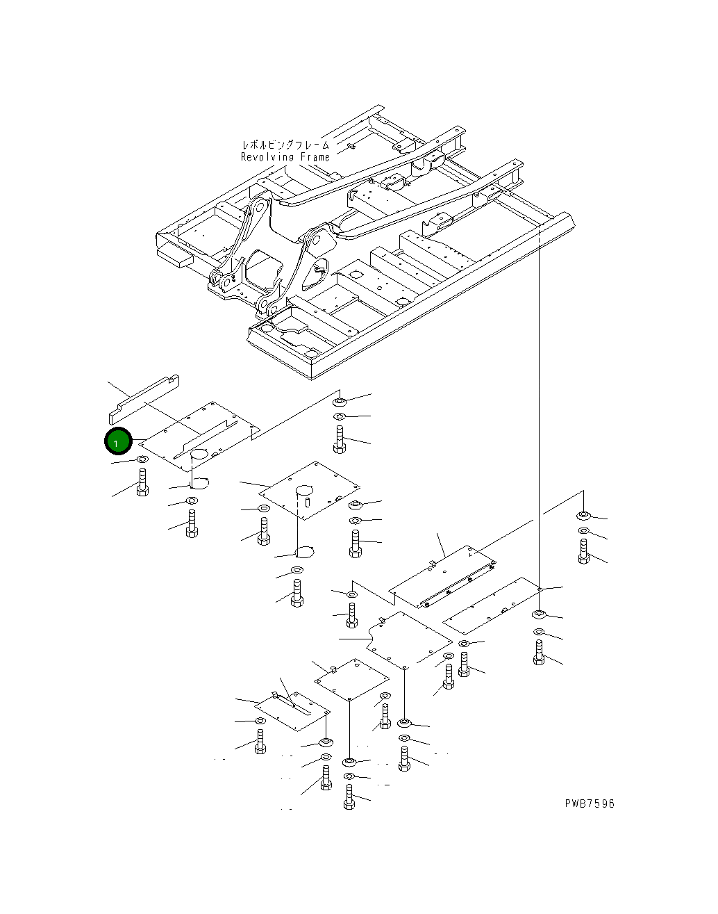 Крышка 207-54-64111 Komatsu