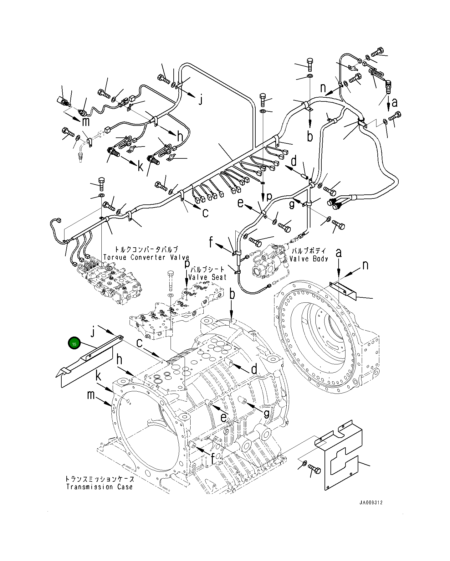 Крышка 561-15-78121 Komatsu