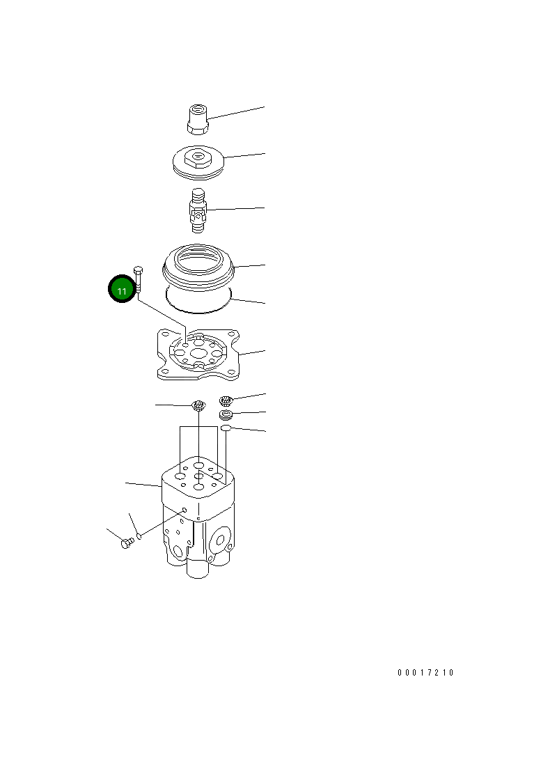 Болт 01010-80670 Komatsu
