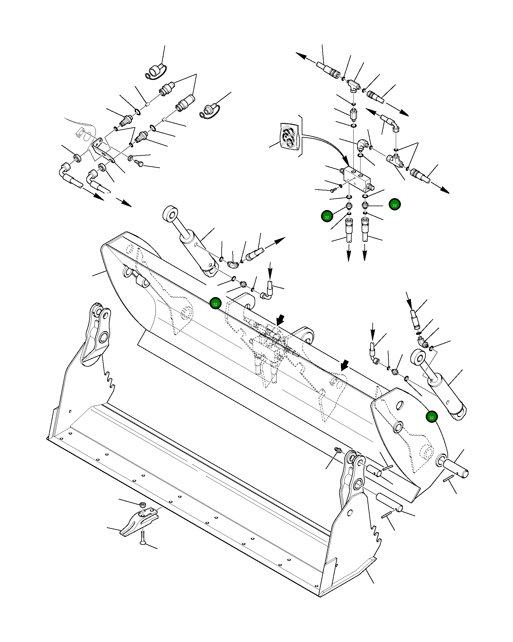 Кольцо уплотнительное (O-Ring) 37B-09-11113 Komatsu
