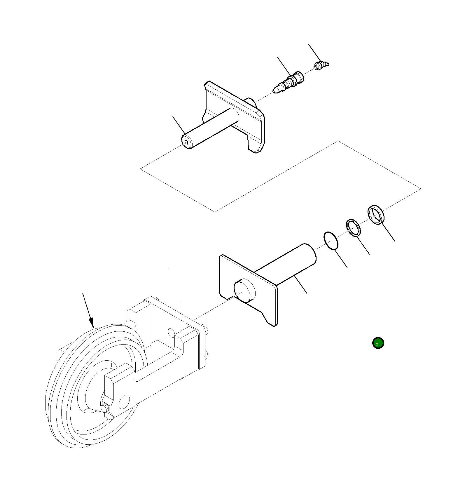 Кольцо уплотнительное (O-Ring) 855661402 Komatsu