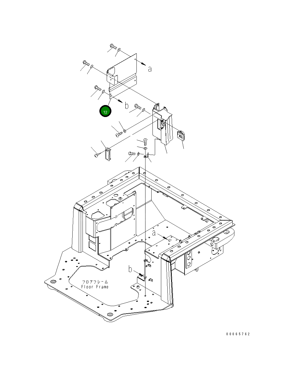 Крышка 17A-54-46351 Komatsu
