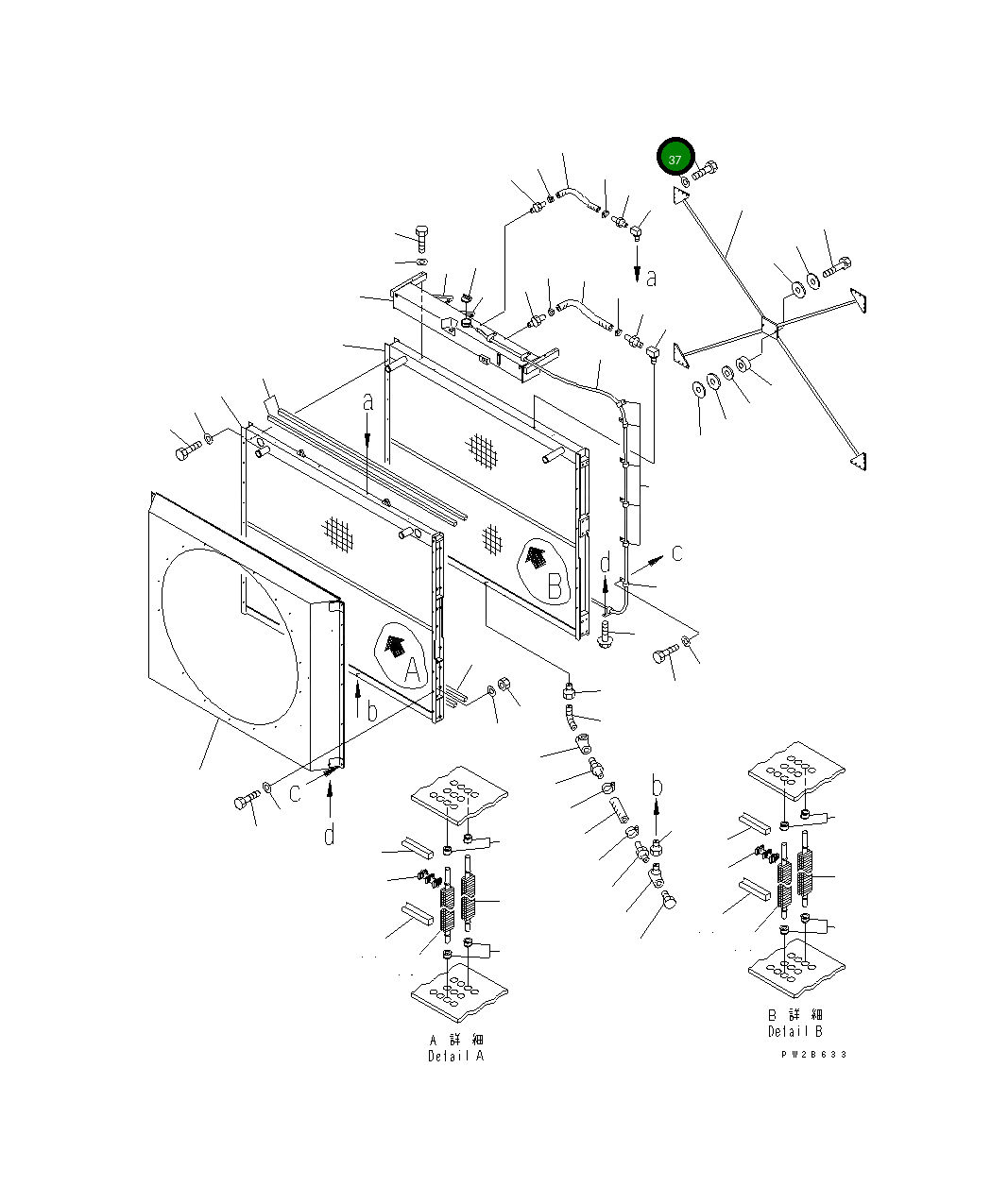 Болт LM44567-05 Komatsu