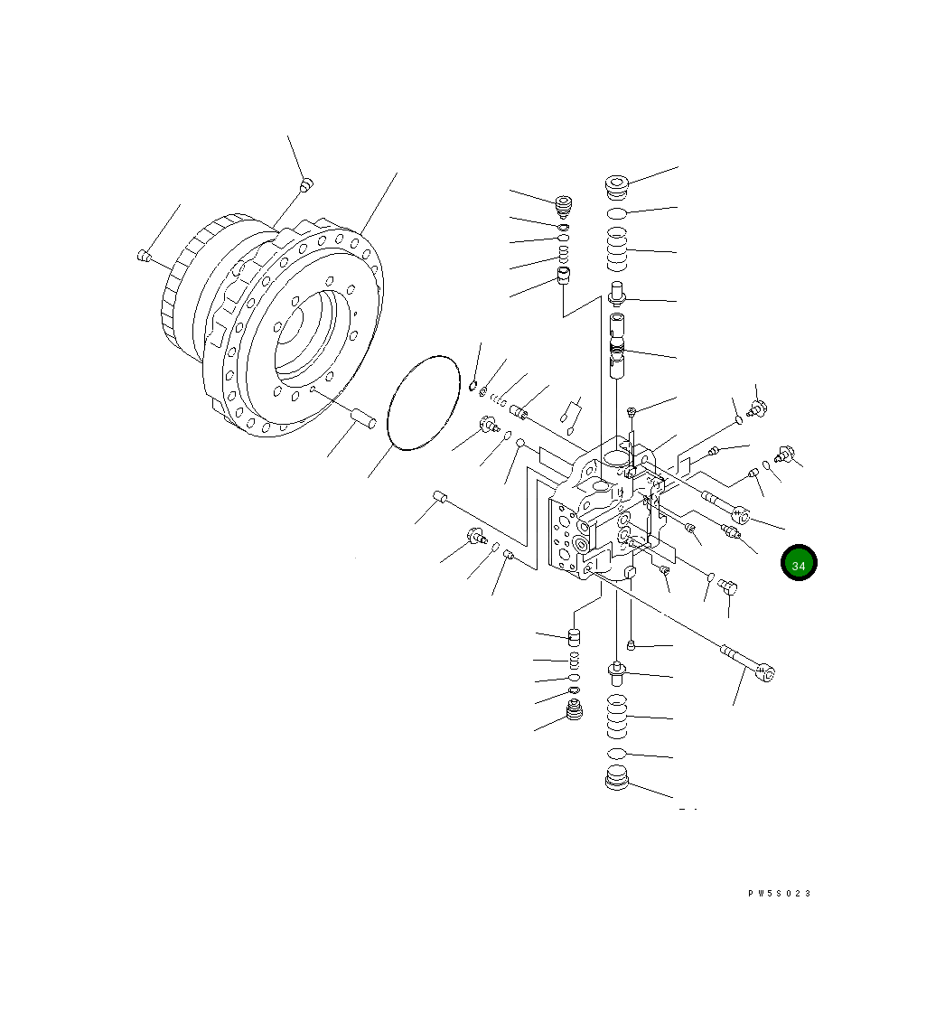Болт 01252-62055 Komatsu