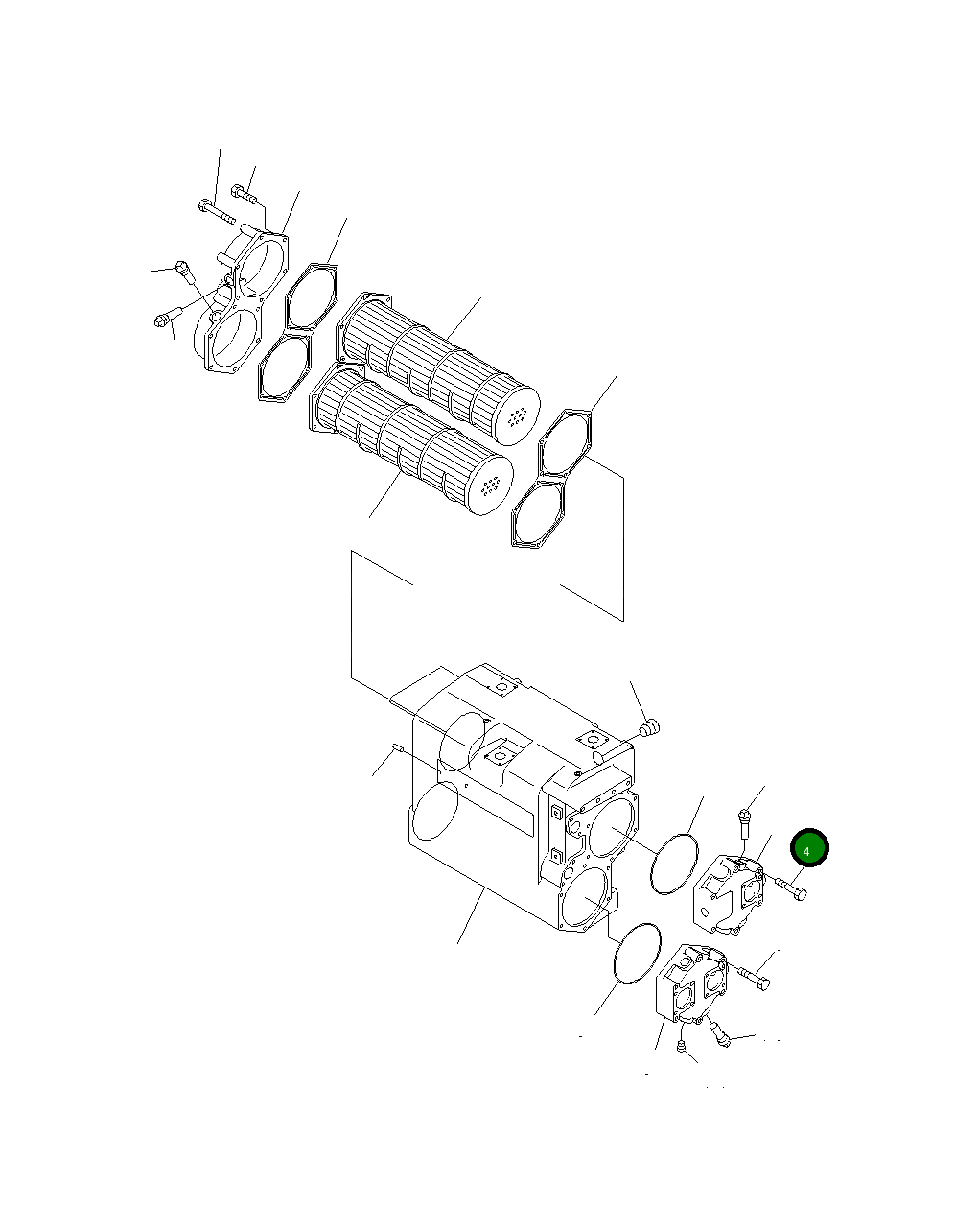 Крышка 6215-65-7130 Komatsu