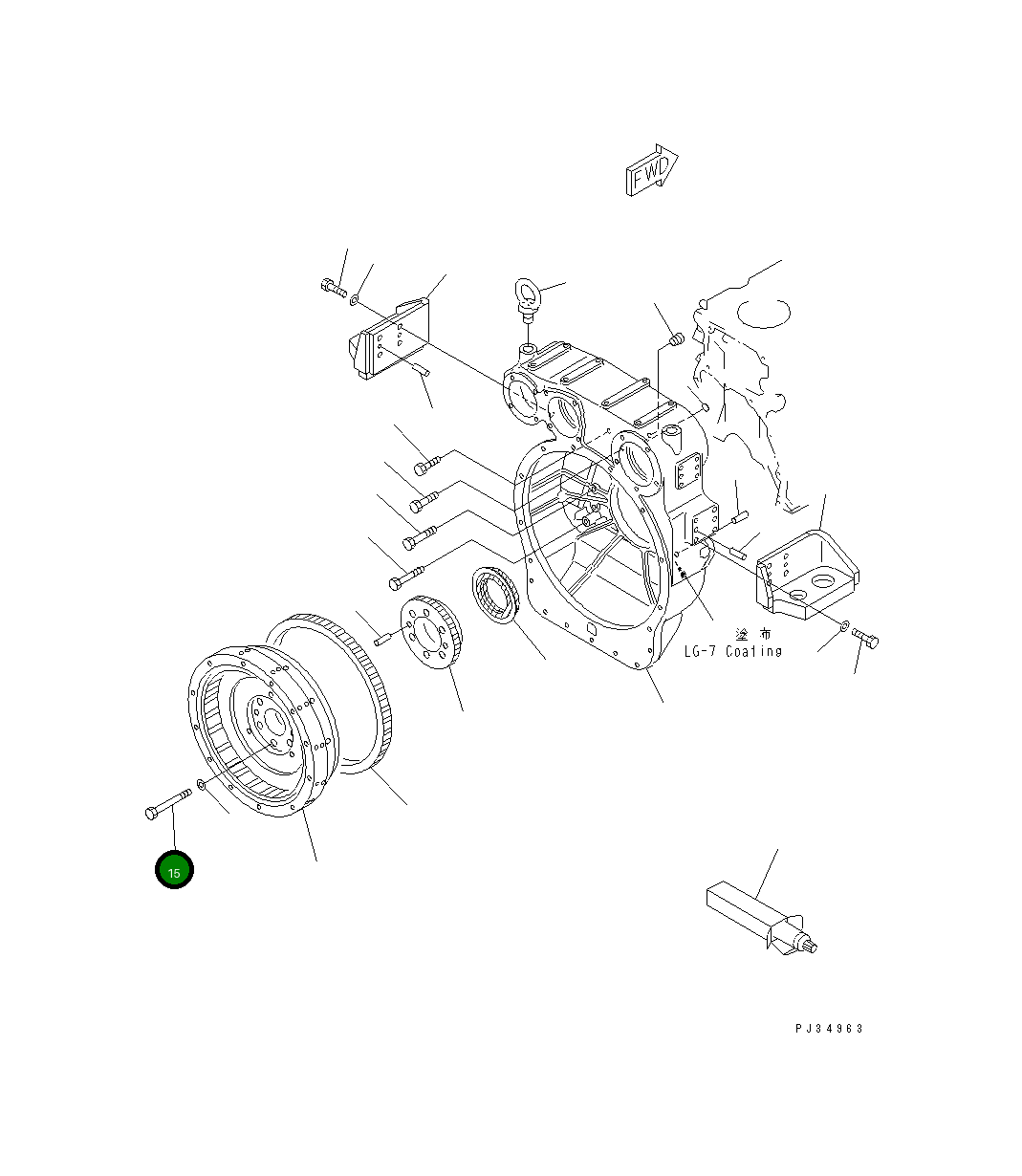Болт 01050-31690 Komatsu