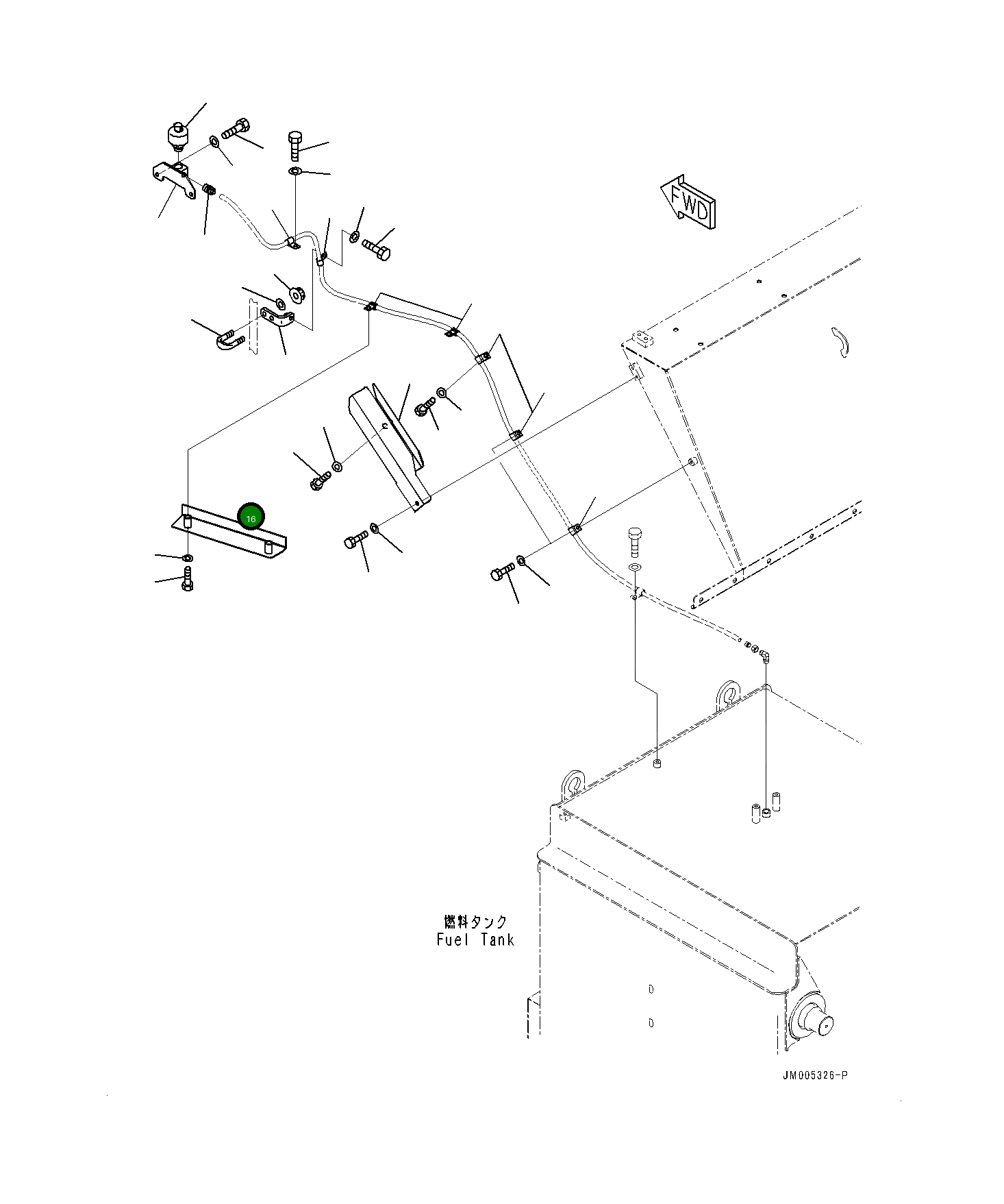 Крышка 561-04-81550 Komatsu