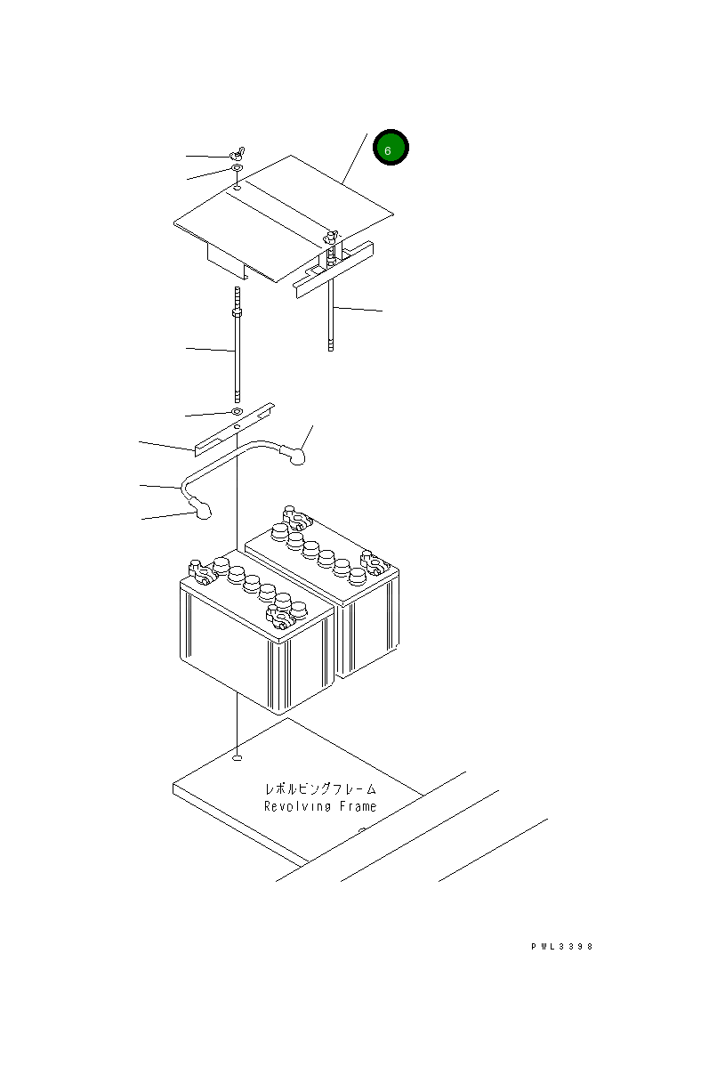 Крышка 203-06-56110 Komatsu