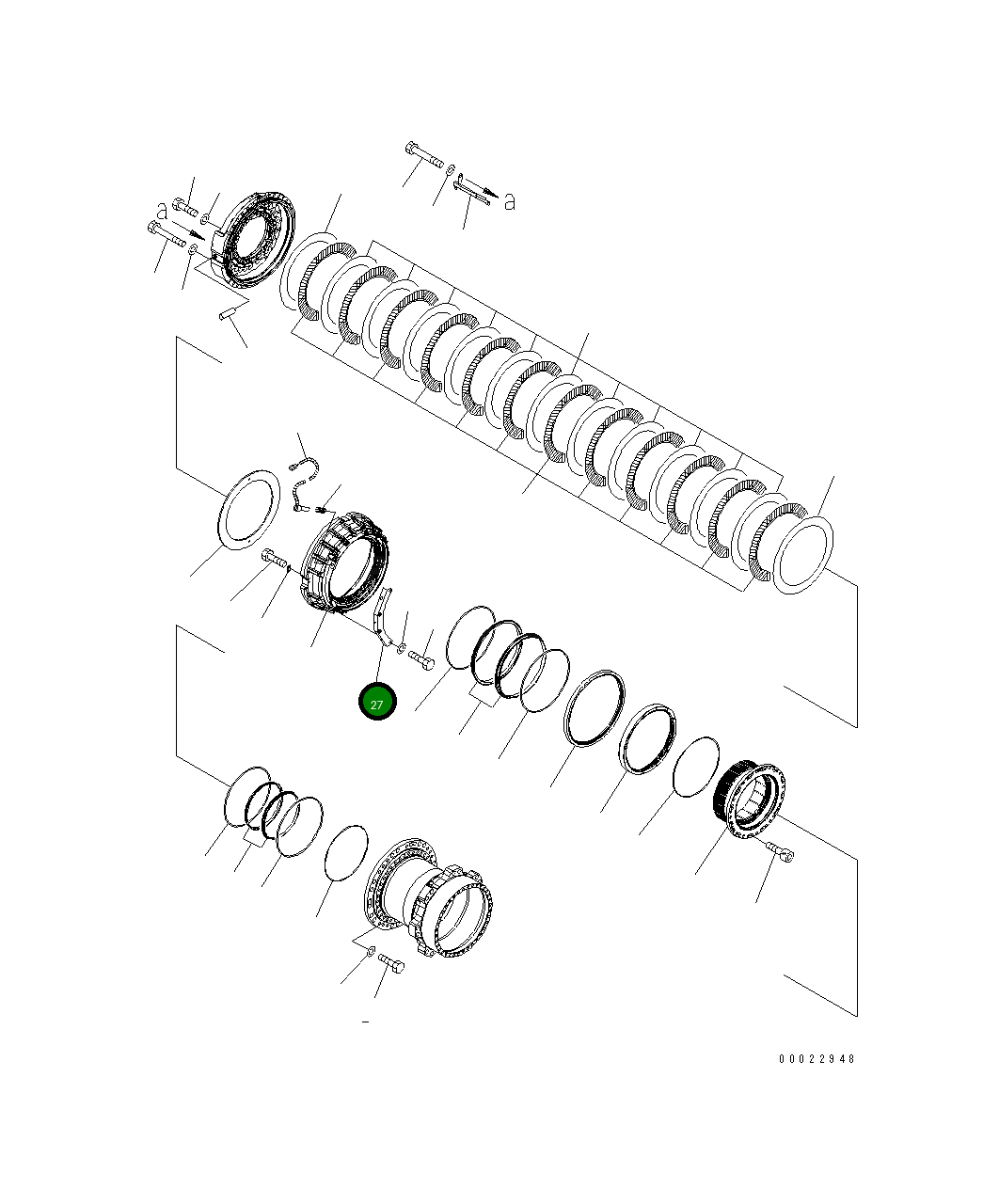 Крышка 569-88-76560  Komatsu