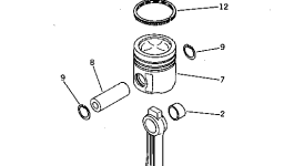 Болт CU205119 Komatsu