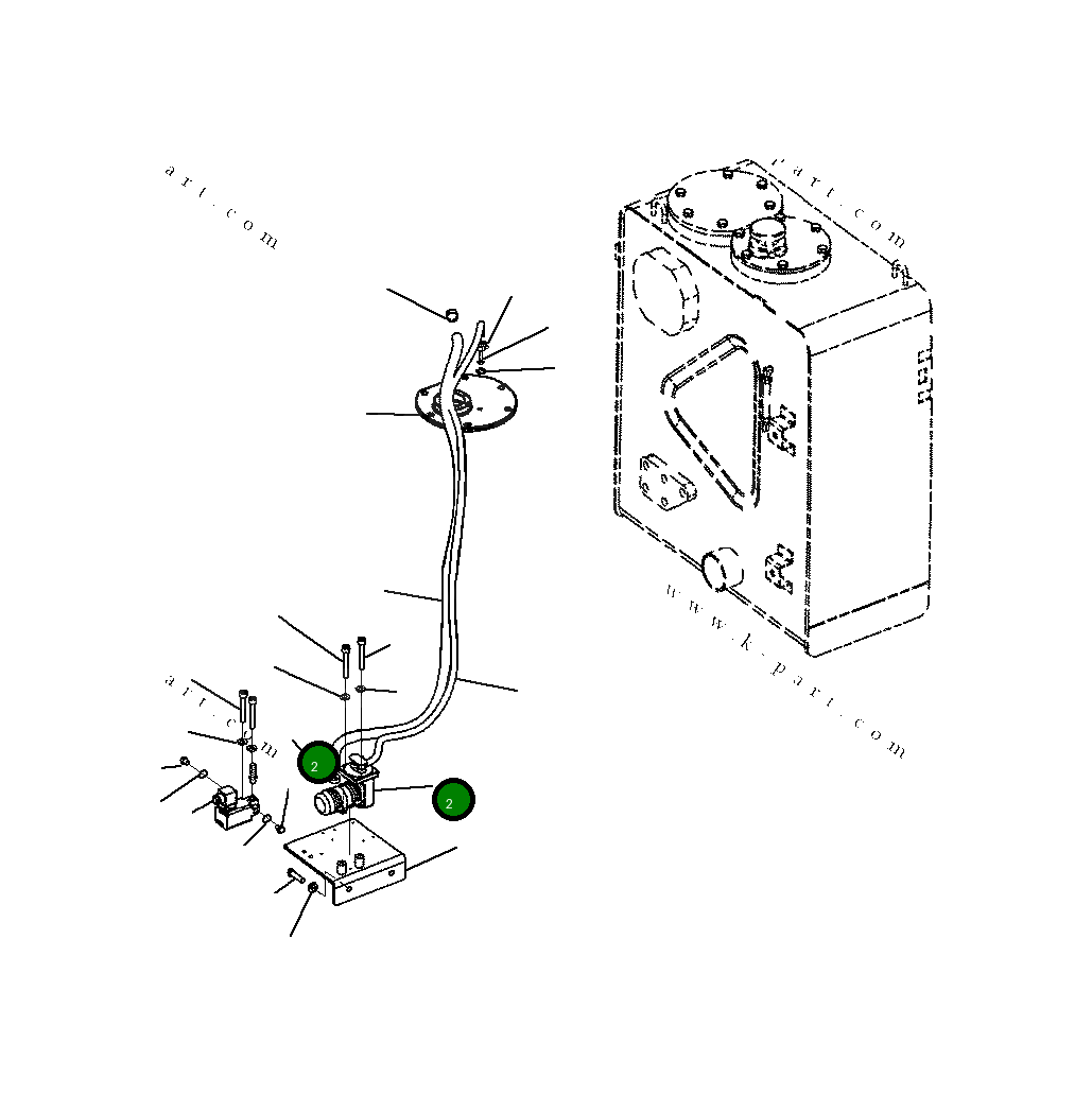 Болт 01252-90640 Komatsu