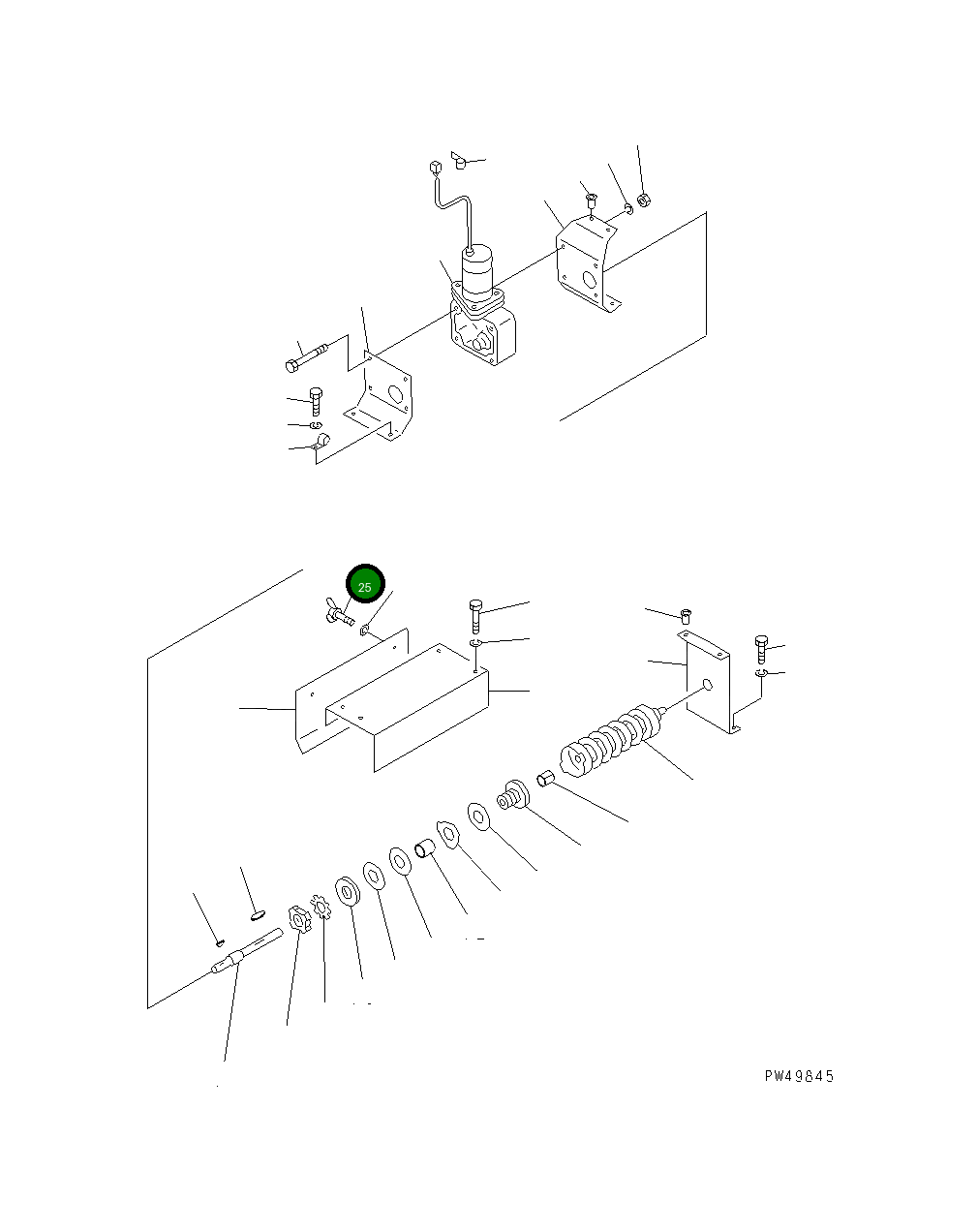 Болт TA01680615 Komatsu