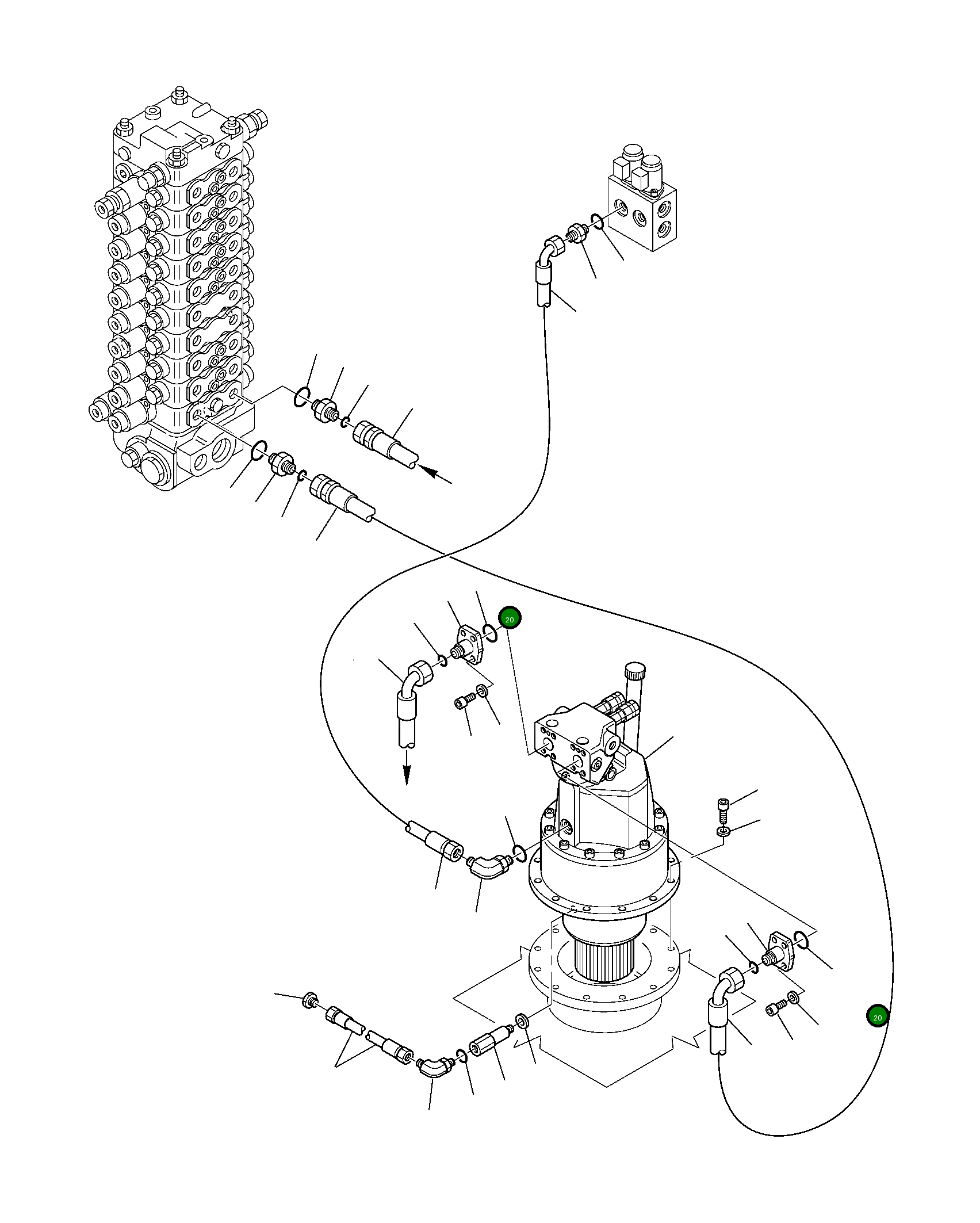 Кольцо уплотнительное (O-Ring) 21D-09-69850 Komatsu