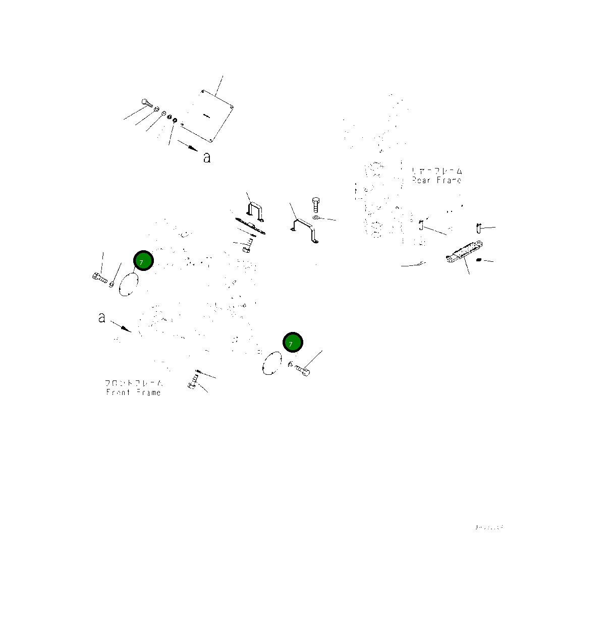 Крышка 425-46-34131 Komatsu