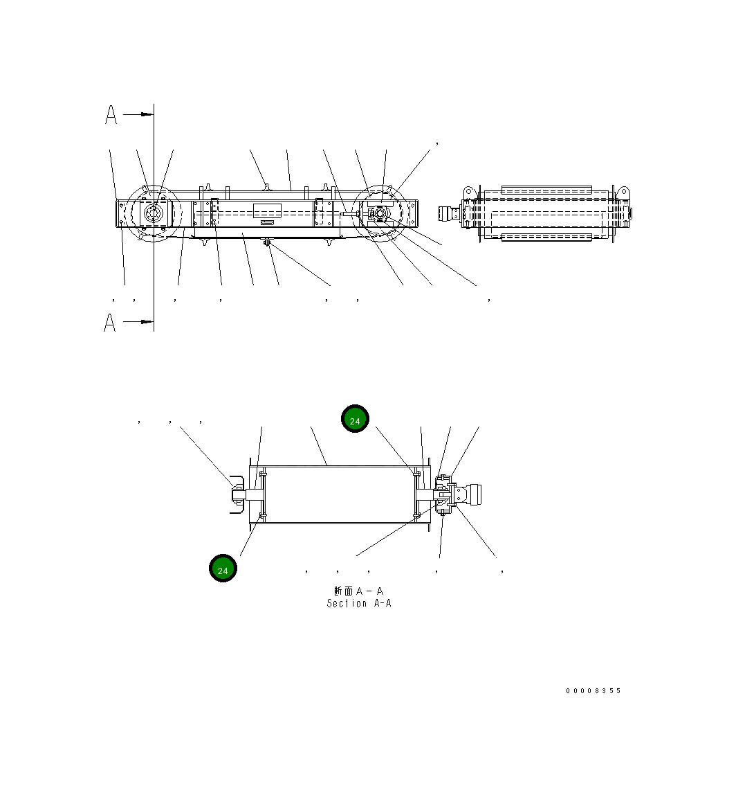 Болт MFK0000261 Komatsu