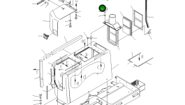 Крышка 17A-54-45831 Komatsu