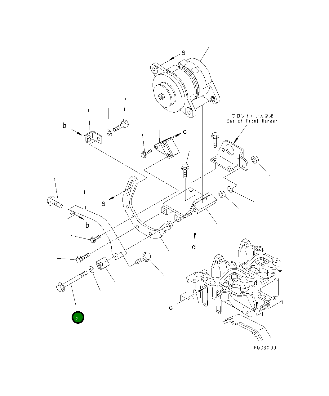 Болт 6210-81-6390 Komatsu