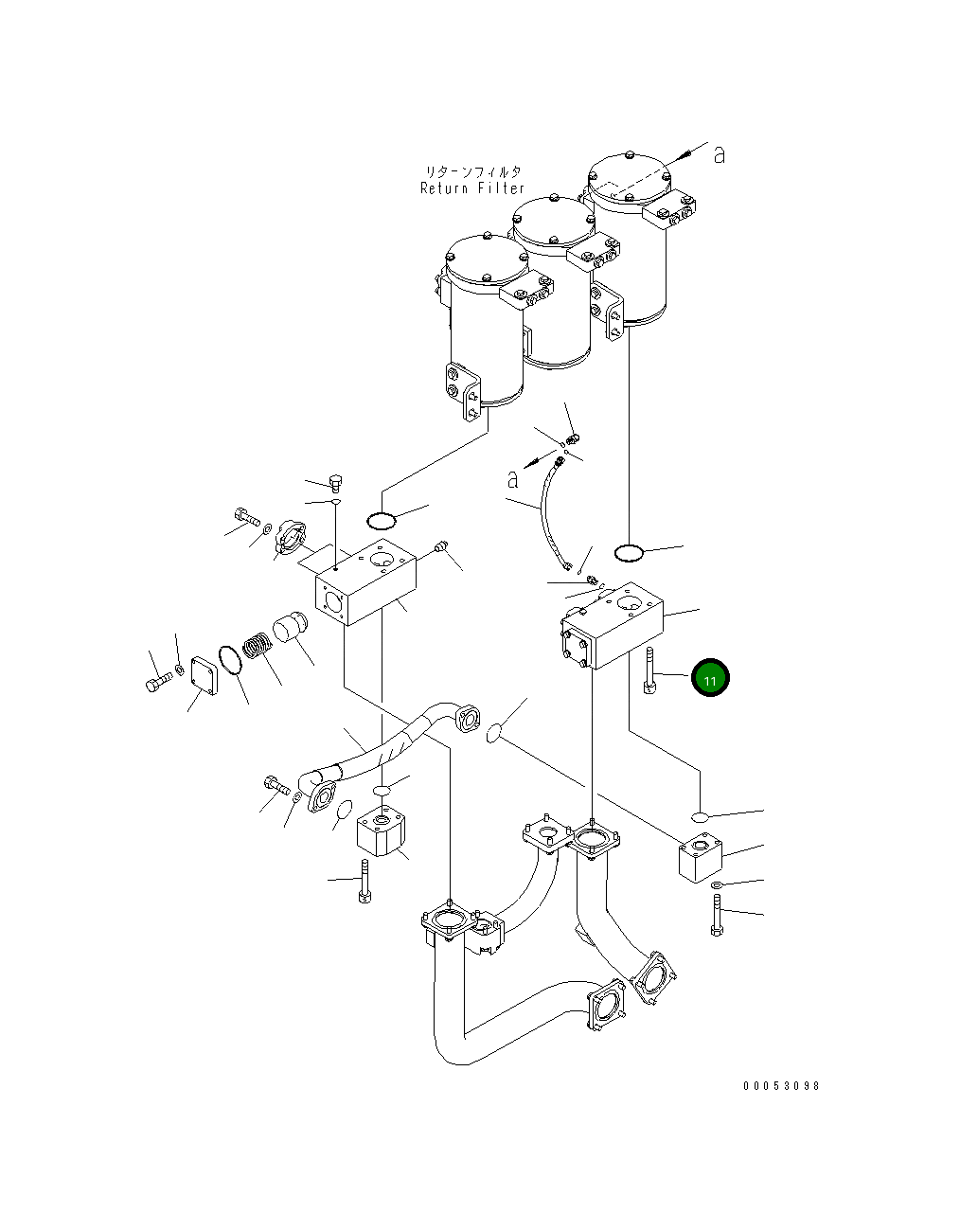 Болт 01253-71215 Komatsu