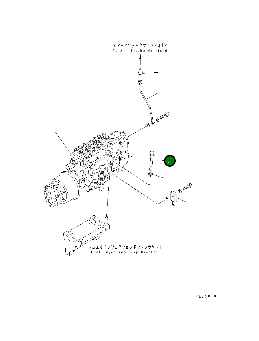 Болт 01437-01090  Komatsu