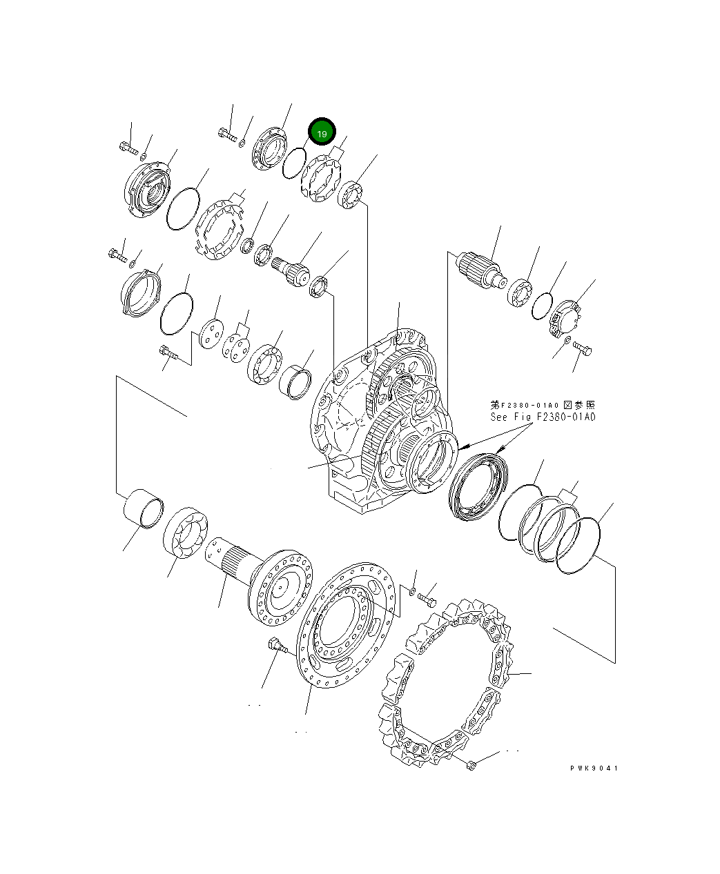 Кольцо уплотнительное (O-Ring) 07000-15165 Komatsu