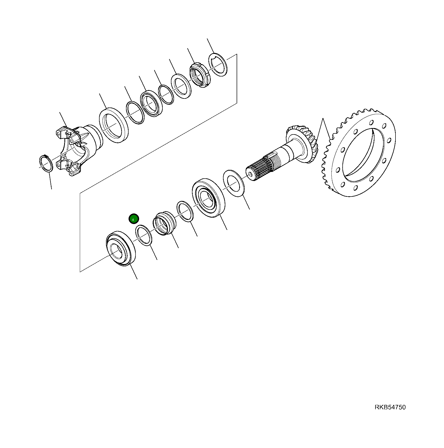 Кольцо уплотнительное (O-Ring) CA0028523 Komatsu