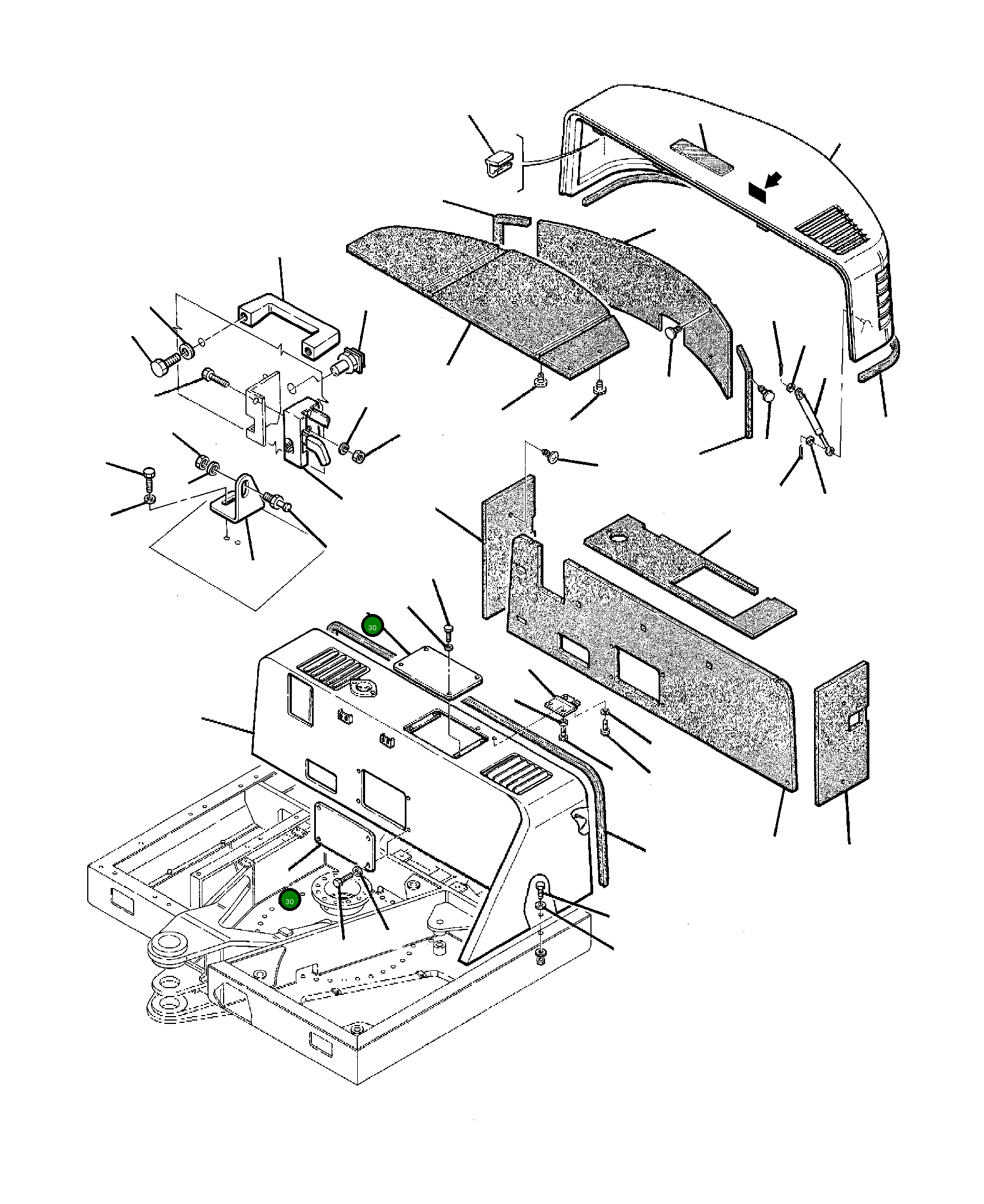 Крышка 21D-54-11120 Komatsu