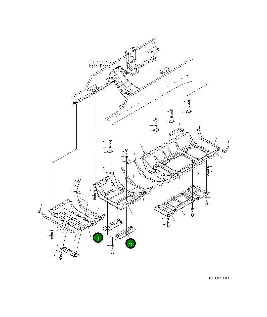 Крышка 154-54-77920 Komatsu
