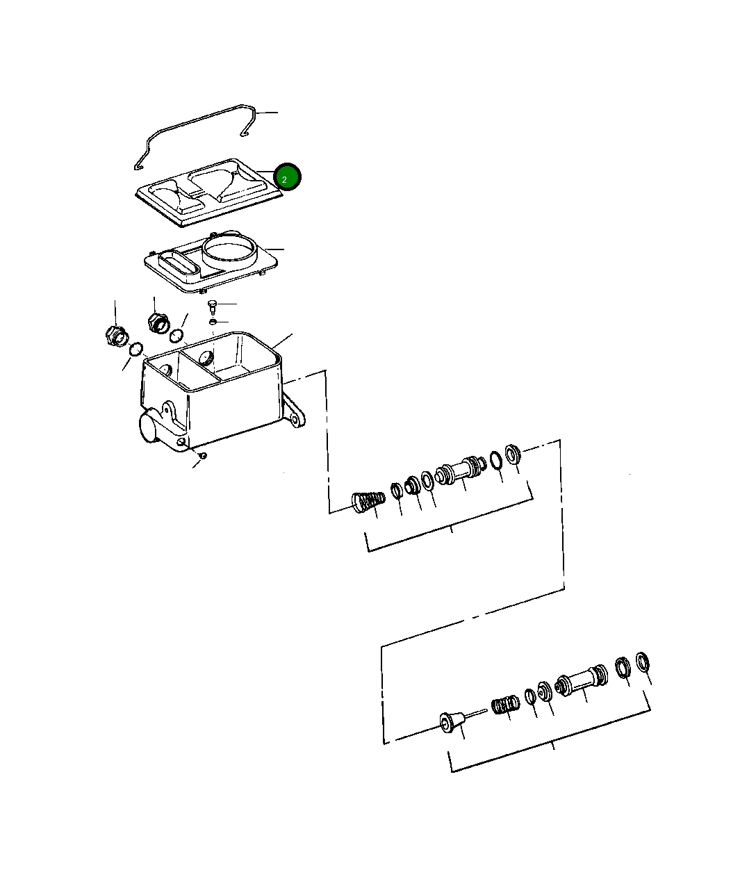 Крышка 1105 264 C1 Komatsu