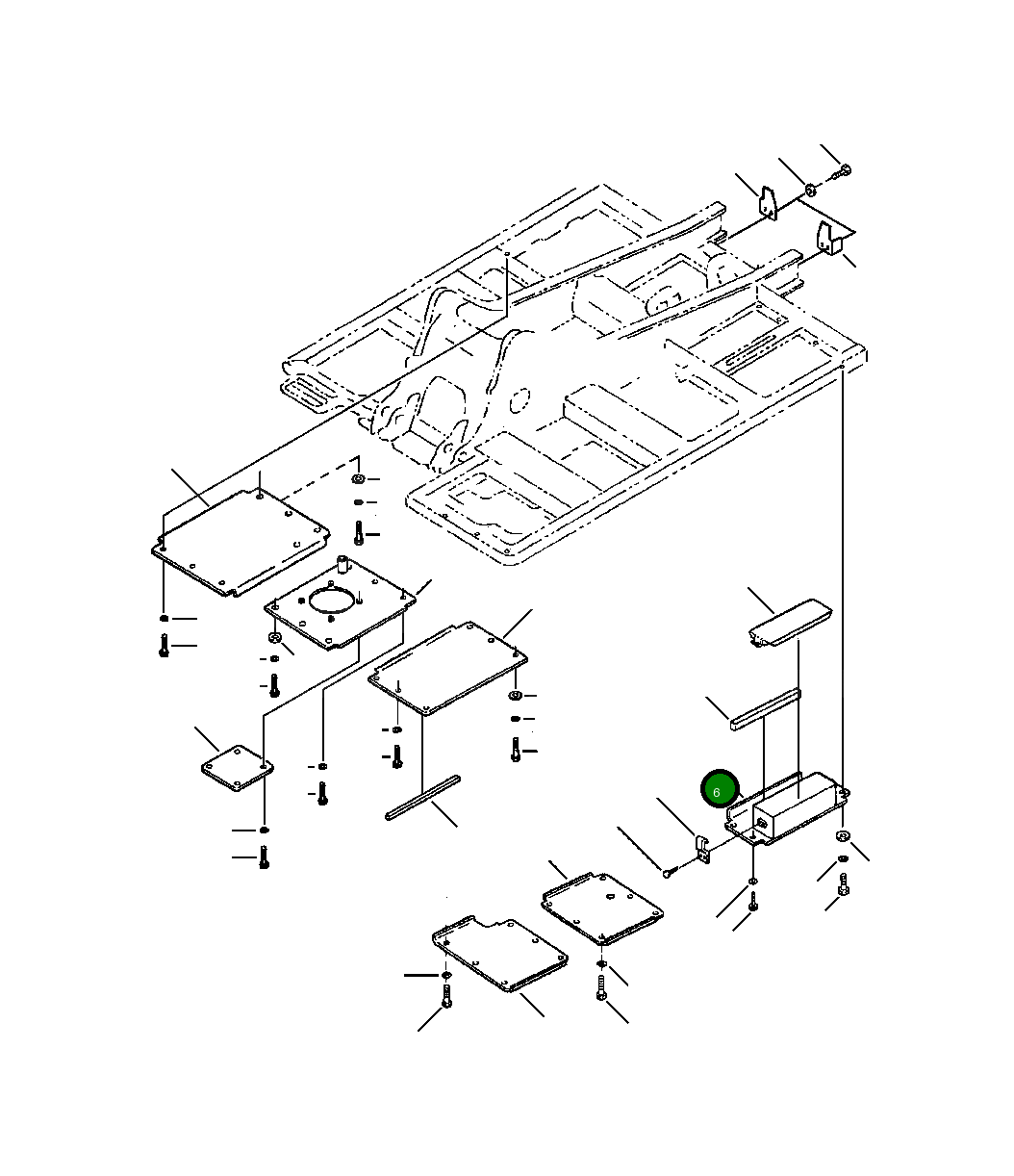Крышка 20Y-54-A8541 Komatsu
