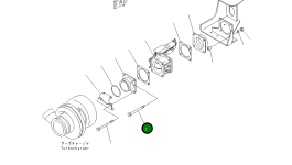 Болт 01011-E1255 Komatsu