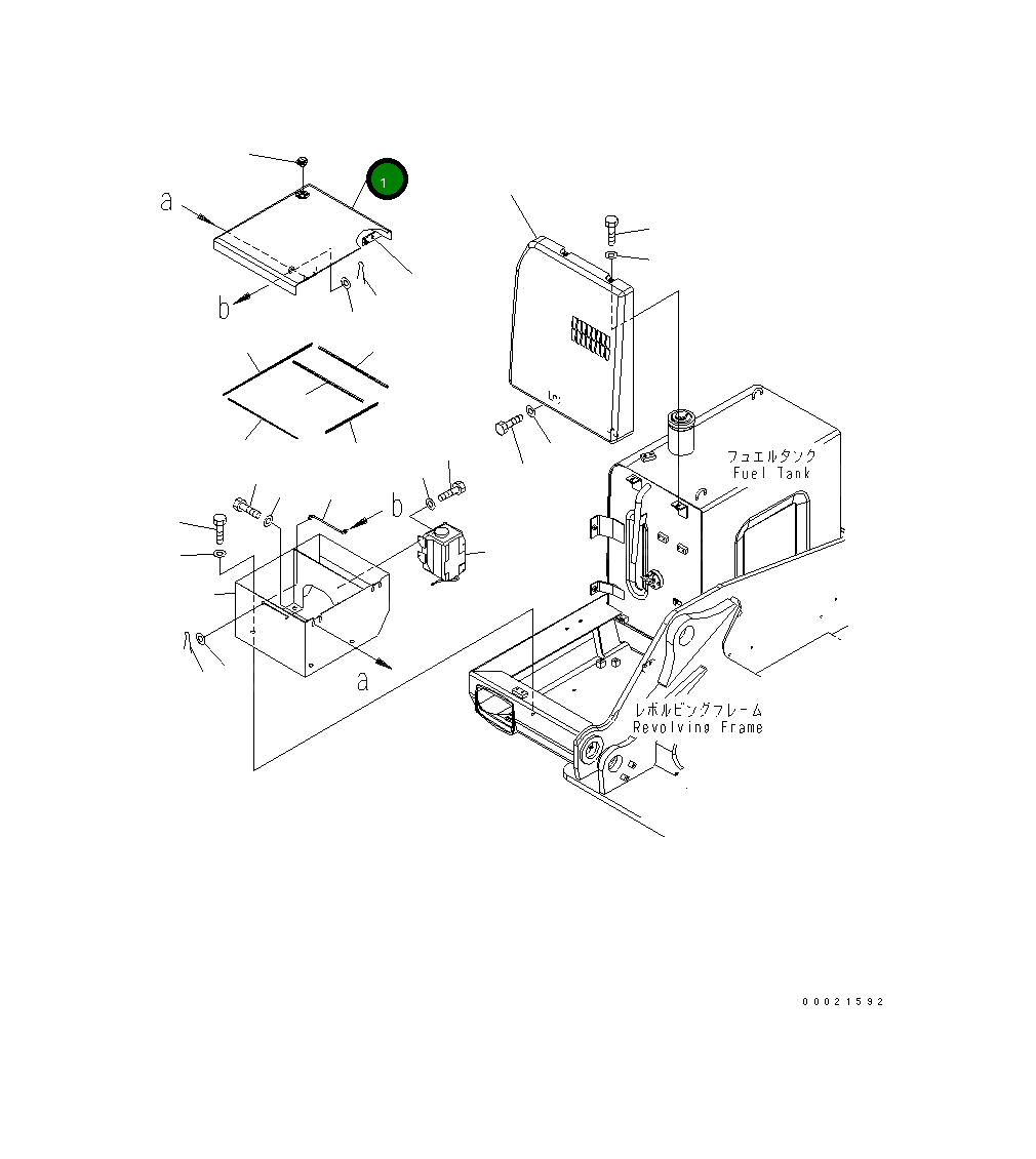 Крышка 20K-54-32152 Komatsu