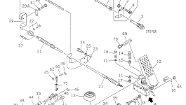 Кронштейн BW047405 Komatsu
