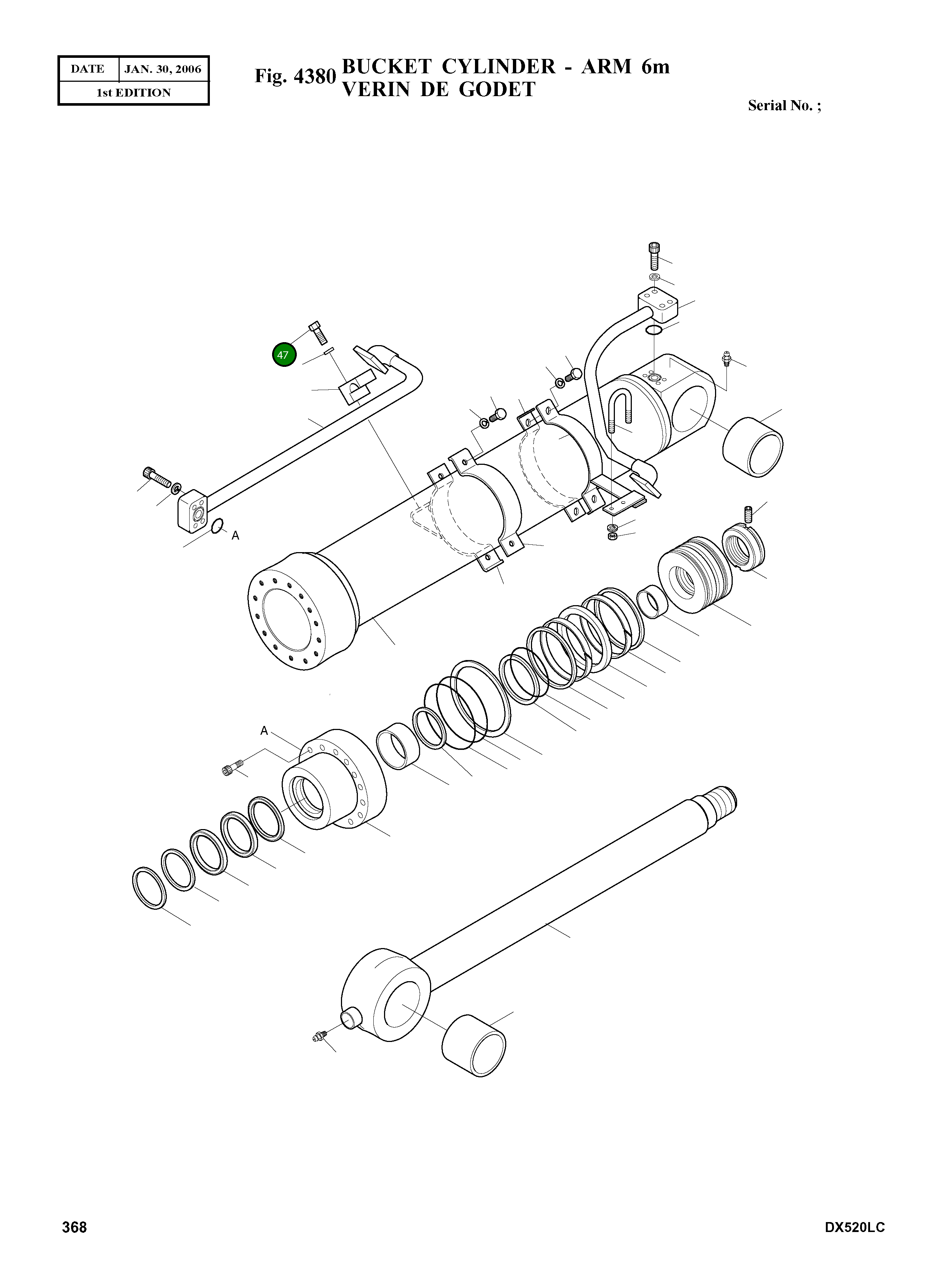 Болт S0565451 Komatsu