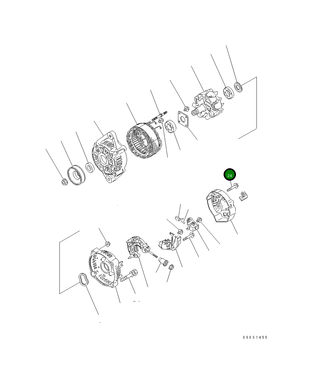 Болт 460-108 Komatsu